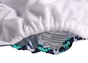 Lazyrabbit Imprimé <span class=keywords><strong>Couche</strong></span> en Tissu Nouveau-Né <span class=keywords><strong>Couche</strong></span> Bébé Réutilisable et <span class=keywords><strong>Lavable</strong></span> pour Garçons et Filles - Product Image 6