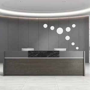Banco della <span class=keywords><strong>Reception</strong></span> aziendale di alta qualità e di bell'aspetto per uso commerciale, hotel e altri luoghi. - Product Image 4