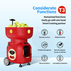 Máquina Lanzapelotas de Tenis Portátil y Resistente SIBOASI, Control Remoto por Aplicación Móvil, Modo Automático de Pádel, Equipo de Entrenamiento de Tenis - Product Image 4