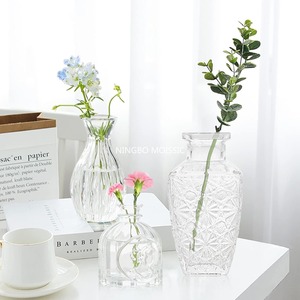 แจกันแก้วดอกตูมชุดละ20ชิ้นสำหรับดอกไม้แจกันดอกตูมสีใสขนาดเล็กจัดดอกไม้สำหรับงานแต่งงานแบบชนบท - Product Image 4