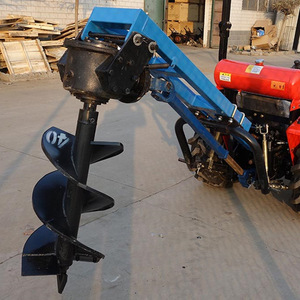 Machine à creuser au boutonnière, couleur bleue, avec moteur, pour usage agricole, plantation d'arbres - Product Image 2