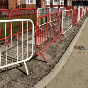 An toàn di động rào cản người đi bộ sự kiện buổi hòa nhạc đám đông kiểm soát chướng ngại vật hàng rào an ninh cầu chân kim loại đám đông kiểm soát hàng rào - Product Image 4