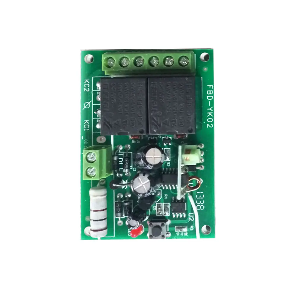 Mini receptor remoto de 2 canales con control remoto de 12V