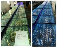 Meilleures ventes : Piste de danse interactive LED 3D à effet miroir étoilé, magnétique, avec éclairage DJ