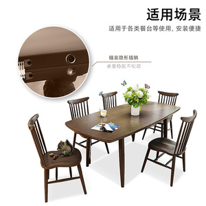 Shengshimingxin – couvercle en laiton pour table à manger, en alliage de zinc, en cuivre pur, connecteur de meubles durable, style moderne et simple - Product Image 5