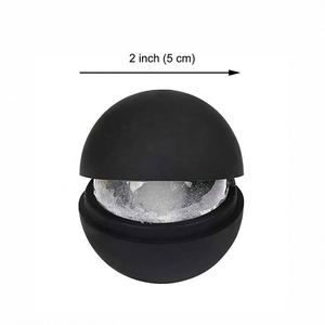 Moule à boules en silicone de qualité alimentaire avec logo personnalisé, pour la fabrication de sphères de glace rondes pour la promotion de cocktails - Product Image 3