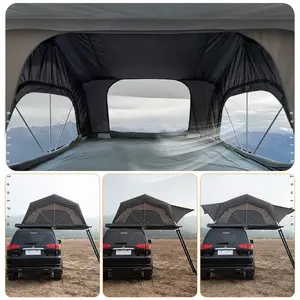 स्वयं-ड्राइविंग आउटडोर Sleepover परिवार डेरा डाले हुए तेजी से सेटअप Multifunctional हार्ड खोल कार छत के ऊपर तम्बू