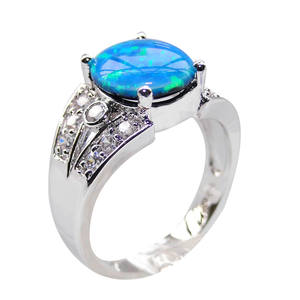 महिलाओं के लिए फैशन ब्लू फायर ओपल 925 महिलाओं के लिए फैशन ब्लू फायर ओपल गहने - Product Image 1