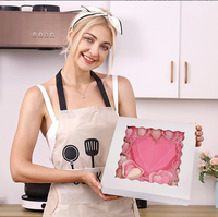 Boîte cadeau transparente pour anniversaire, emballage de gâteau de mariage, emballage de pâtisserie pour la Saint-Valentin