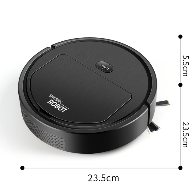 Wireless 3-in-1 Household Strong Suction Intelligent Sweeping Robot Vacuum Cleaner