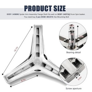 Repuesto de Trípode para Lavadora Samsung DC97-14369G, Aleación de Aluminio de Alta Calidad - Product Image 2