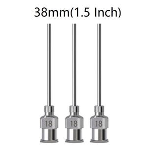 Agujas Metálicas de 38 mm (1.5 Pulgadas), Puntas Dispensadoras para Cartuchos de Jeringa Adhesiva, Boquillas de Precisión, Rosca Luer Lock de Acero Inoxidable 8-32G ISO/GS - Product Image 3