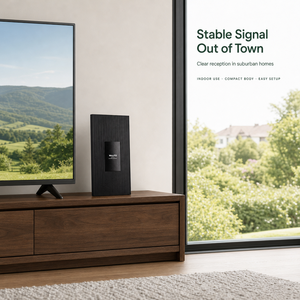 <span class=keywords><strong>Antenne</strong></span> TV numérique intérieure 4K avec amplificateur de signal 28dBi pour réception de télévision locale HD, montage mural, sur poteau ou au sol - Product Image 4