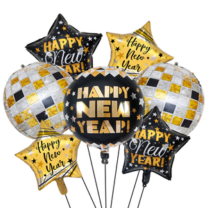 Globo con Forma <span class=keywords><strong>de</strong></span> Sombrero <span class=keywords><strong>de</strong></span> Fiesta con Temática <span class=keywords><strong>de</strong></span> Discoteca y Estrellas <span class=keywords><strong>de</strong></span> Champán, Set <span class=keywords><strong>de</strong></span> Globos <span class=keywords><strong>de</strong></span> Papel <span class=keywords><strong>de</strong></span> Aluminio para Nochevieja - Product Image 5