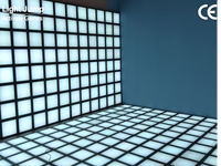 Pista de Baile LED Interactiva Activa con Más de 300 Juegos, 30x30cm, Parque Infantil Interior con Iluminación, Directo de Fábrica