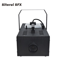 Siterui SFX Puissante machine à fumée 1500W Création d'effets de brouillard artificiel pour les scènes et les événements Nouveau brumisateur de châssis noir