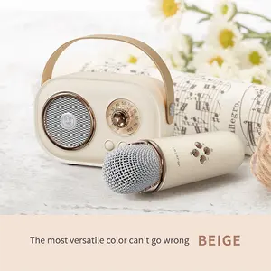 Bluetooth Speaker With Long Battery Life Mini Karaoke System Speaker Wireless Bluetooth Metal Sound Woofer Speaker