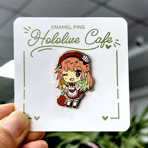 Custom Design Your Own Metal Crafts Gold Plated Clothing Hat Girls Metal Soft Hard Enamel Pin Custom Lapel Enamel Pin