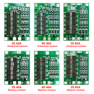 11,1 V 12,6 V/14,8 V 16,8 V Mejorar el equilibrio 18650 <span class=keywords><strong>BMS</strong></span> para Motor de taladro Li-ion Cargador de batería de litio Placa de protección 3S <span class=keywords><strong>40A</strong></span> 60A - Product Image 2