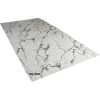 Panneau mural en PVC imperméable effet marbre, résistant aux UV, pour décoration intérieure, panneaux muraux de douche