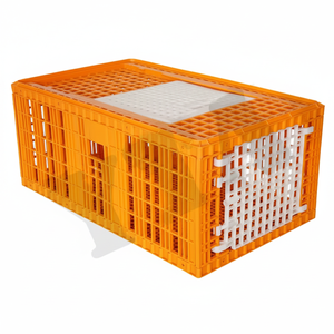 AYTAV Automatic PE <b>Plastic</b> H-Type Chicken Top Side Doors New Motor Included Turkey Transport Farm Use Bird House 3-4 Capacity - Product Image 2