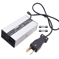 Chargeur de batterie de voiturette de golf 10A 48V pour EZGO, chargeur de voiturette de golf à charge lente, charge complète en 5-8h 600W pour batteries au plomb-acide