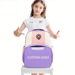 Mochila Escolar Personalizada con Logotipo, Duradera, de Poliéster Oxford, Ligera, con Compartimento para Portátil, para Niños, Estudiantes, Jardín de Infancia, Promocional - Product Image 1