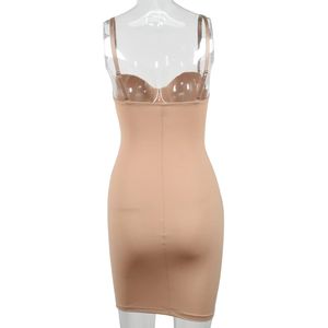 Shapewear pour femmes, slips de maintien de la forme, jupons fins <span class=keywords><strong>sous</strong></span> <span class=keywords><strong>robe</strong></span>, mini <span class=keywords><strong>robe</strong></span> rouge, soutien-gorge intégré, contrôle du ventre, shapewear - Product Image 3