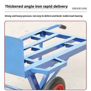 Fabricant de gros Tiger <span class=keywords><strong>Cart</strong></span> Plate-forme de charrette à deux roues Chariot à outils logistique pour entrepôt d'usine Manutention agricole - Product Image 2