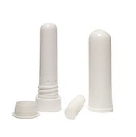 Inhalateur Nasal d'Aromathérapie Artisanale Sérigraphié Sans BPA, Bâtonnet Vaporisateur Vide en Plastique pour Huiles Essentielles et Parfums