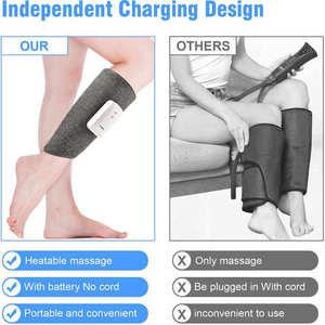 Wiederaufladbares Akku-Massagegerät Sport Entspannung Erholung Luftkompression Bein- und Wadenmassagegerät - Product Image 3