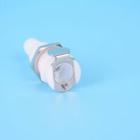 Raccord rapide pour tuyau en plastique 1/4 "5/16" 3/8 "Tuyau Barb Valved In-Line Shut off Female Quick Disconnect Coupling Connector