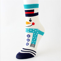 Coréen Nouveau Design Mignon Père Noël Joyeux Noël Chaussettes Femmes