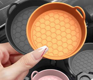 Custom 2 PCS Waterproof Car Cup Holder Coaster Silicone Cup Holder Insert Universal Anti-slip 7*7*2.8cm - Product Image 1
