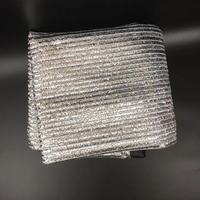 70% Maille réfléchissante en tissu d'ombre avec œillets, revêtement de protection en tissu pare-soleil