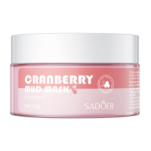 <span class=keywords><strong>Mascarilla</strong></span> Facial <span class=keywords><strong>de</strong></span> Arcilla Helada SADOER 100g, Arándano, Jengibre, Té Verde, Limpieza Profunda, Hidratante, Suavizante, Iluminadora - Product Image 5