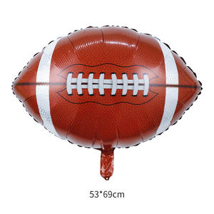 Ballons en feuille de <span class=keywords><strong>rugby</strong></span> Celetex en gros, 20 pouces, 22 pouces, impression personnalisée double face, ballons sportifs pour décorations de fête <span class=keywords><strong>à</strong></span> l'hélium - Product Image 5
