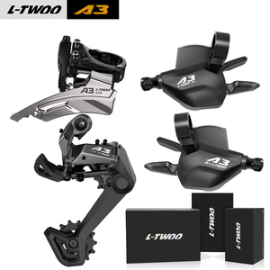 Nuevo Kit de Transmisión para Bicicleta de Montaña A3, Versión <span class=keywords><strong>3x8</strong></span>/2x8 Velocidades, <span class=keywords><strong>Desviador</strong></span> <span class=keywords><strong>Delantero</strong></span>/Trasero con Palanca de Dedo, 24 Velocidades - Product Image 2