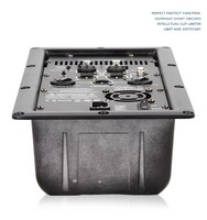 Module amplificateur audio numérique double canal haut de gamme avec boîtier métallique durable et interface XLR pour home cinéma