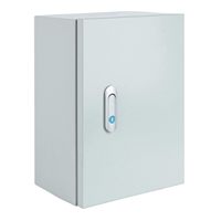 Boîtier de distribution électrique mural en métal IP54 pour la protection des composants de câblage, installation de projets électriques intérieurs