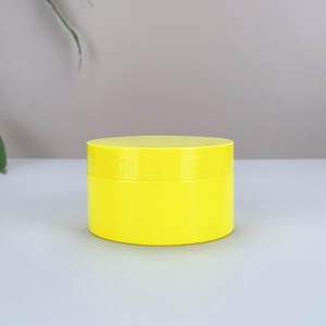 Beige <b>Plastic</b> PET <b>Jar</b> with Silver Screw Lid 200ml/250ml Body Scrub Cream Container Cosmetic Use Face Cream 300ml Capacity <b>Jar</b> - Product Image 3