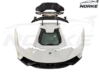 Nuevo Splitter Delantero de Fibra de Carbono Seca, Parachoques OE 4T3807059B, Fácil Instalación, Plug & Play para Huracan LP580 STO