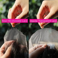 Wig rambut manusia lurus mentah India wig tanpa lem rambut manusia lurus tulang wig depan renda Hd transparan pra pencabutan untuk wanita