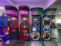 Machine de jeu d'arcade de boxe Punch à pièces pour divertissement intérieur en fibre de verre durable pour centres de jeux