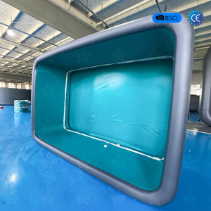 <span class=keywords><strong>Piscine</strong></span> hors sol géante de <span class=keywords><strong>5</strong></span> <span class=keywords><strong>pieds</strong></span> de profondeur, pliable, <span class=keywords><strong>gonflable</strong></span>, avec poignées, pour la natation en plein air - Product Image 5