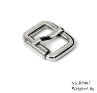 Gesper Sabuk Logam Paduan Seng untuk Sabuk Kulit, Sabuk Kasual, Sabuk Fashion, Logo Custom