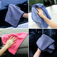 Chiffon de nettoyage personnalisé en éponge en microfibre serviette de séchage longue et courte en microfibre idéale pour épousseter et polir