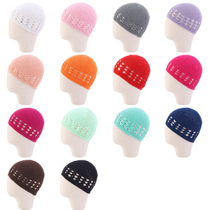 قبعة <span class=keywords><strong>Kufi</strong></span> للبيع بالجملة للرجال قبعة <span class=keywords><strong>Kufi</strong></span> متماسكة قبعة الكروشيه قبعة جمجمة للطفل - Product Image 4