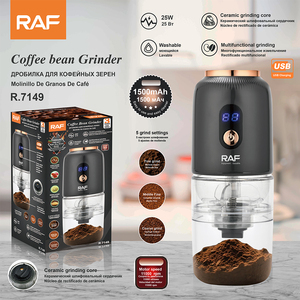 Molinillo de Café RAF 25W con Núcleo de Cerámica, Diseño Recargable para Preparación Diaria en Casa, Molinillo de Pimienta Picante - Product Image 4