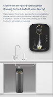 Système d'osmose inverse sans réservoir sous l'évier, système de filtre à eau intelligent RO 600GPD purificateur d'eau électrique
